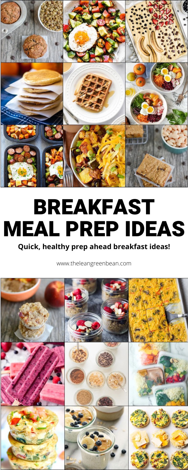 These Breakfast Meal Prep Ideas and quick and healthy, easy to prep ahead of time for busy mornings!