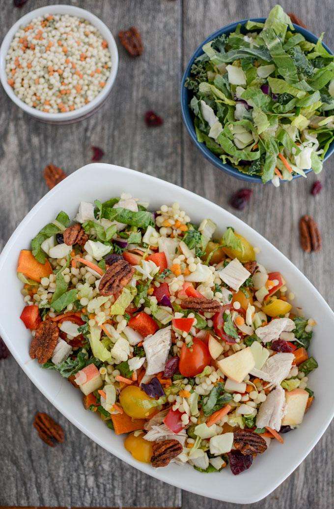 crunchy kale salad with couscous - Best Fall Salad Recipe