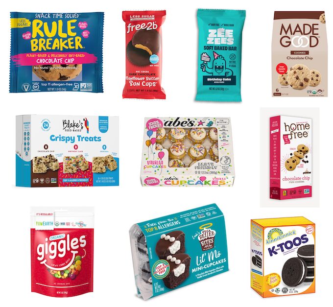 peanut free and tree nut free desserts and treats