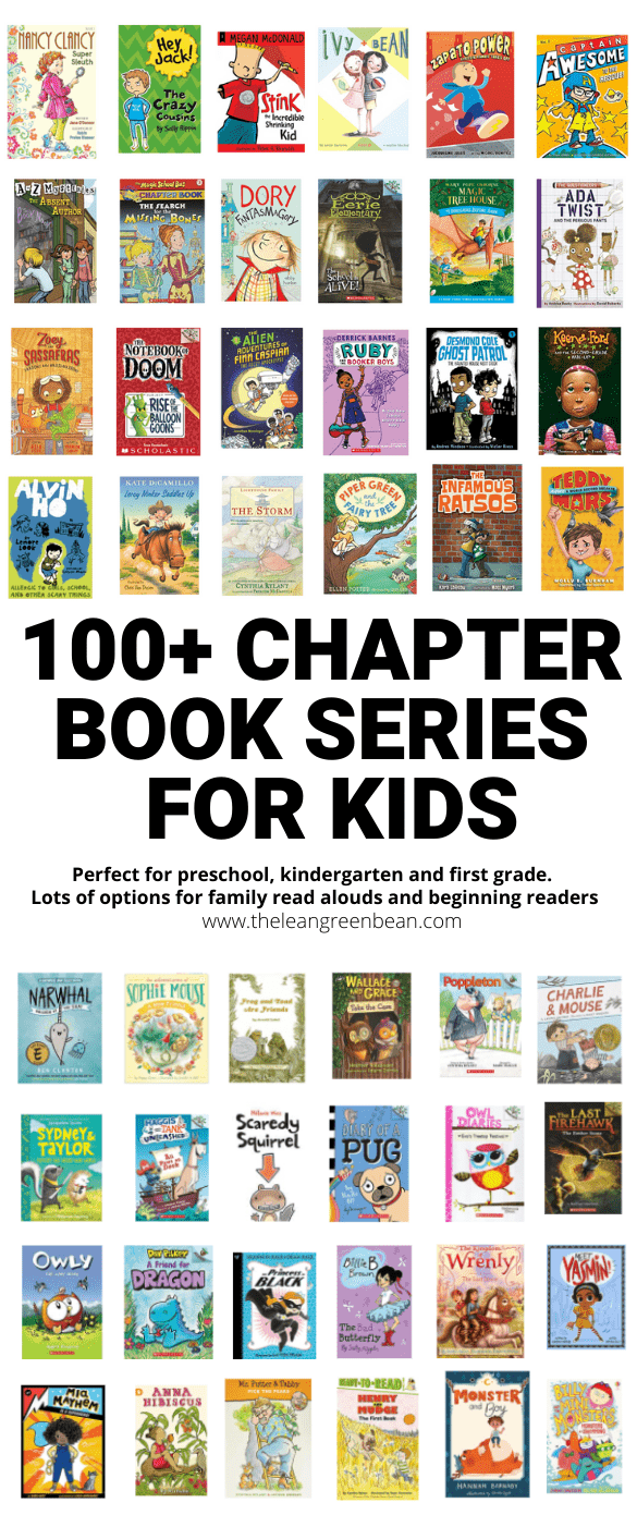 100+ Chapter Book Series for Kids {Kindergarten/1st Grade} 7 Looking for the best chapter books for kids? Here are 100+ chapter book series perfect for preschool, kindergarten and first graders. Perfect for family read alouds or for beginning readers to try on their own.